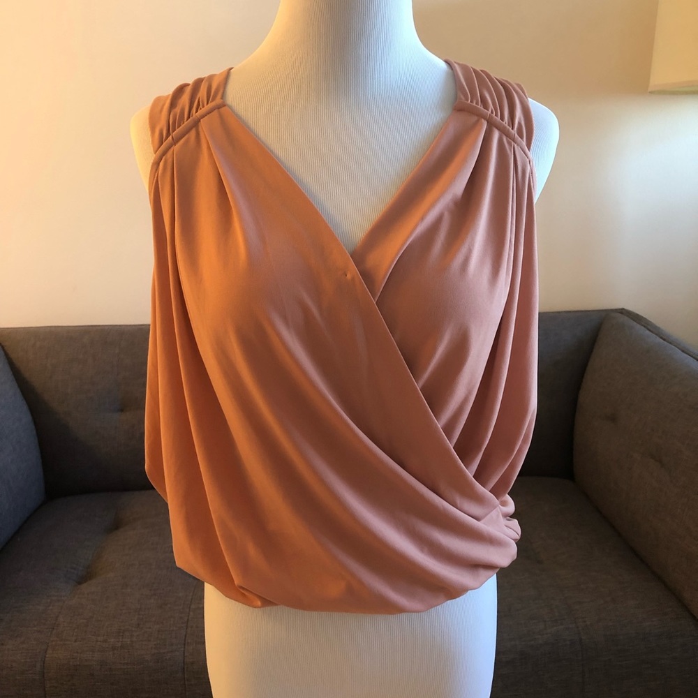 BCBGeneration Surplice Blouse. Size S